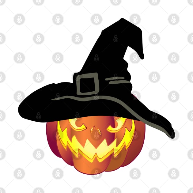 Halloween Pumpkin Jack Lantern by sofiartmedia