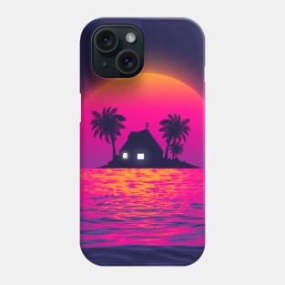 Kame house sunset Phone Case