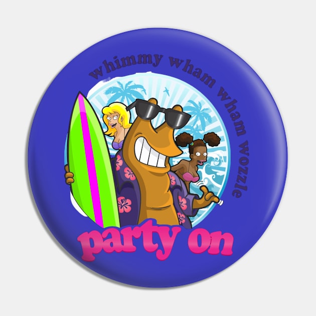 Party Worm Pin by Pryma Design