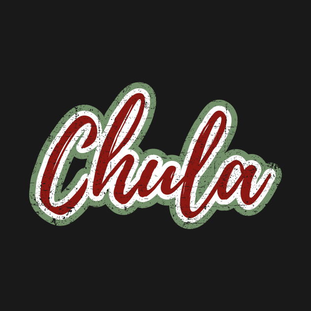 Chula - red design by verde