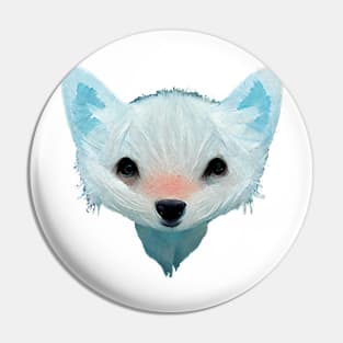 Arctic Fox Pin