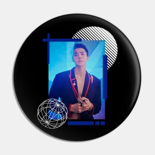 Kpop Design Sehun EXO (Obsession) Pin