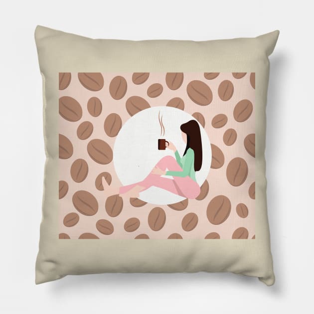 Life is too short for bad coffee | Design 2 Pillow by BeCreativeArts