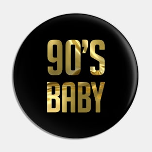 90s music - dance collector gold design Pin