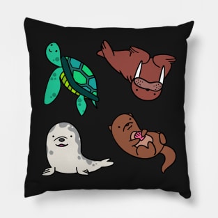 Oceanside gang Pillow