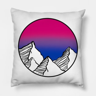 Bi Flag Mountains Pillow