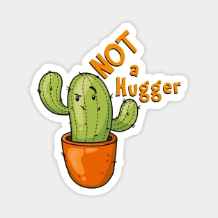 Kawaii Cactus - Not A Hugger Magnet