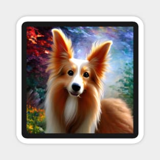 Sheltie Art Magnet