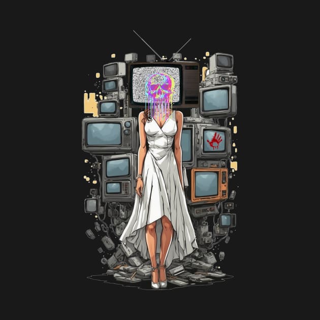 Tv Head Digital Demon by Trip Tank