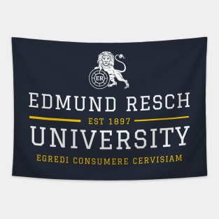 RESCHS UNIVERSITY - white print Tapestry