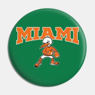 Miami Canes Pin