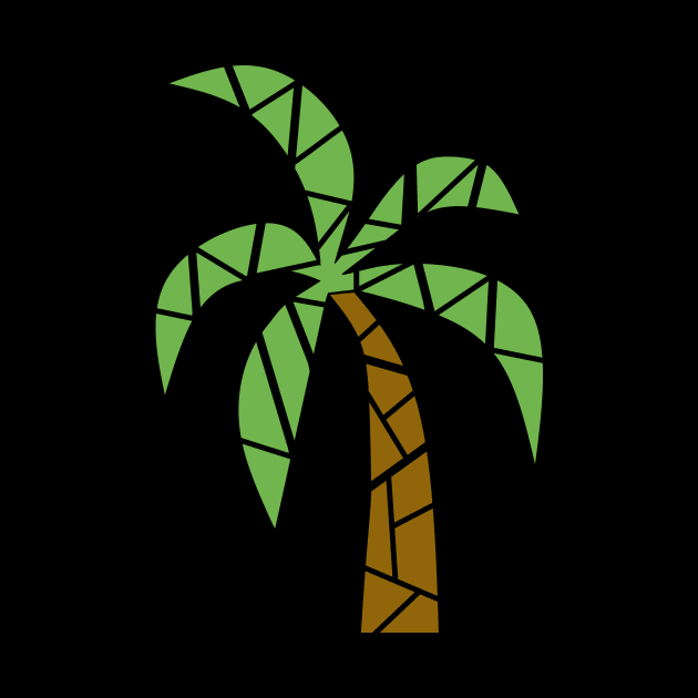 GEOMETRIC PALM TREE by SartorisArt1