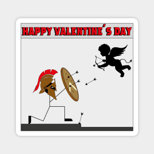 Spartan valentine´s Day Magnet