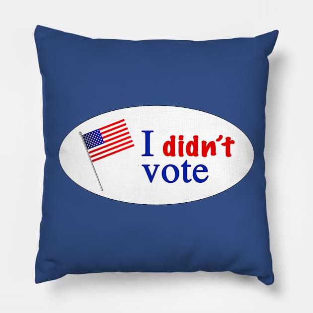 I didnt vote Pillow by Soll-E