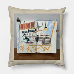 Kitchen Sketch Pillow