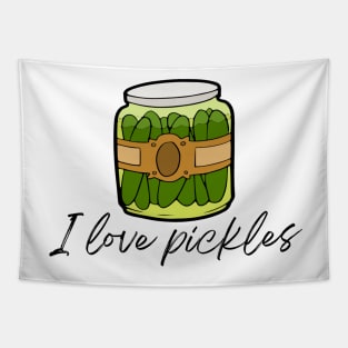 I Love Pickles Tapestry