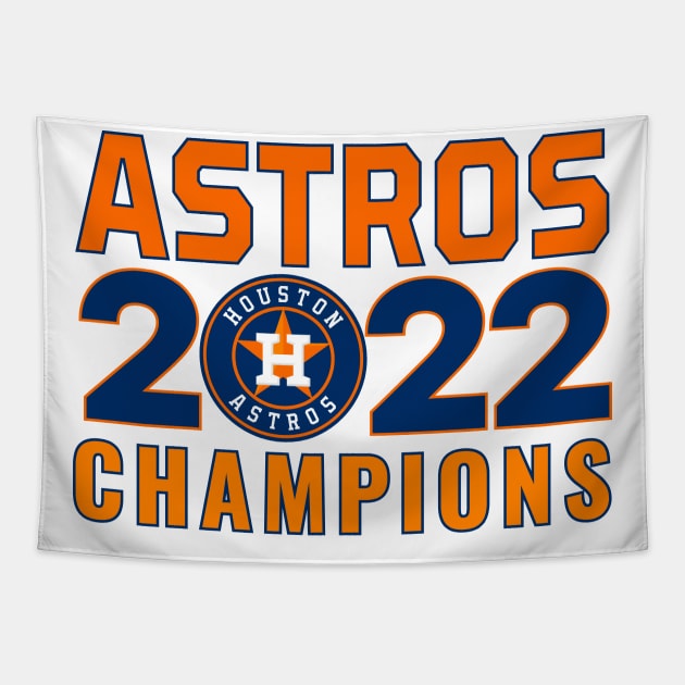 Houston Astroooos 07 champs Tapestry by Very Simple Graph