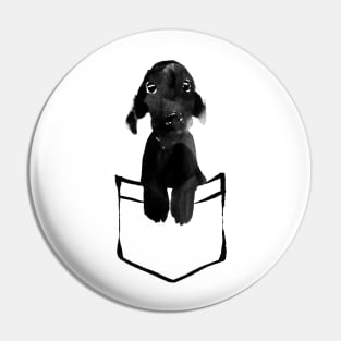 pocket cute dog Pin