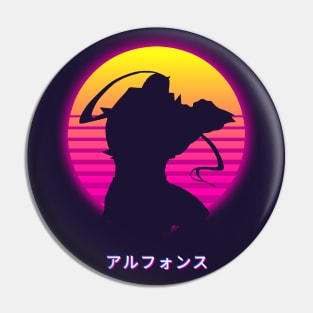 Alphonse Elric - Retro Pin