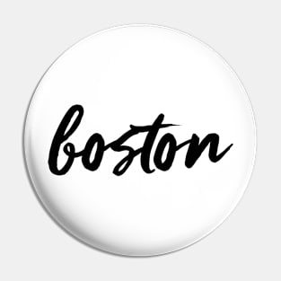 Boston Script Pin