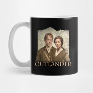 OUTLANDER TARTAN H Coffee Mug by MIRIAM SM ART