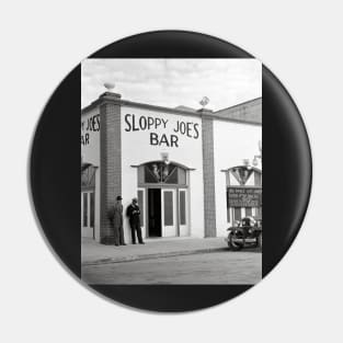 Sloppy Joe's Bar, 1938. Vintage Photo Pin