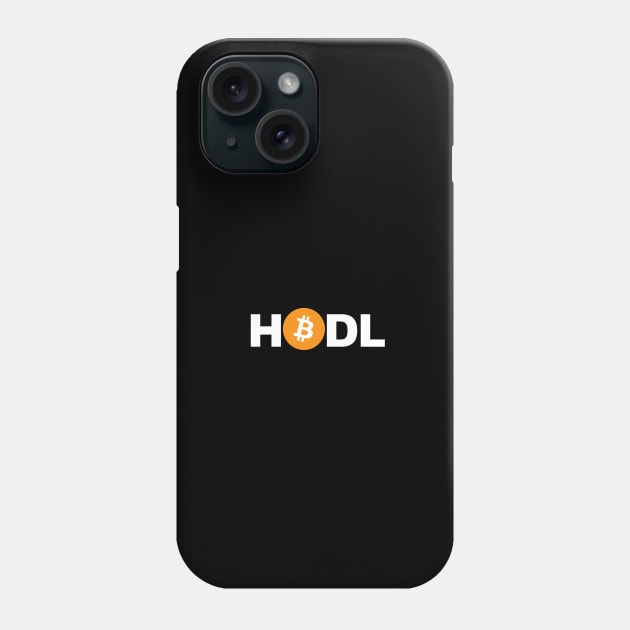 HODL Bitcoin BTC Phone Case by fullstackdev