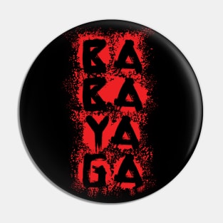 Baba Yaga Blood Splatter Pin