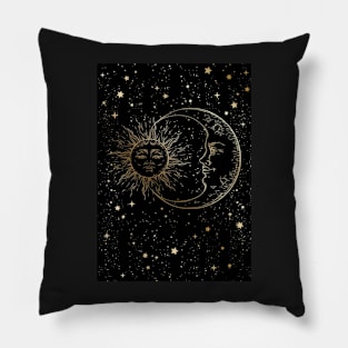 Moon & Sun Together Pillow