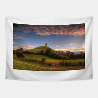 Glastonbury Tor View Tapestry