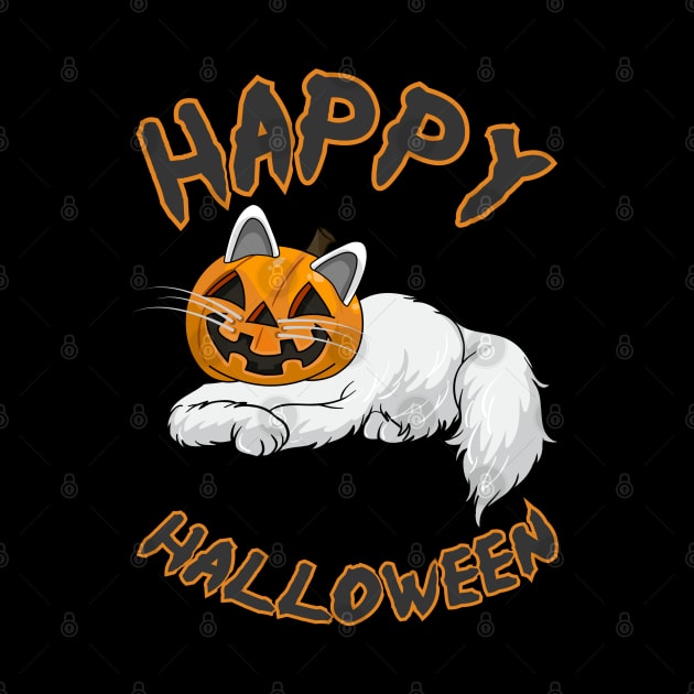 Happy Halloween Cat by T-Shirt.CONCEPTS