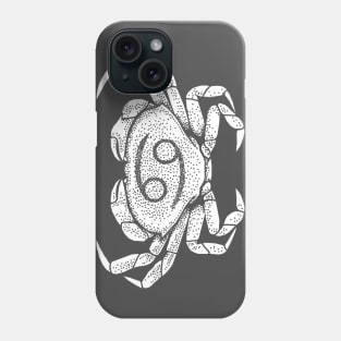 Cancer Crab - Zodiac Horoscope White Phone Case