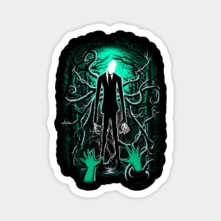 Slender Man (sea green) Magnet