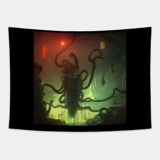 Steampunk Octopus Tapestry