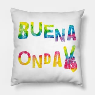 Funny Buena Onda Good Thoughts Spanish Mexican Hippie Stickers Shirts Pillow