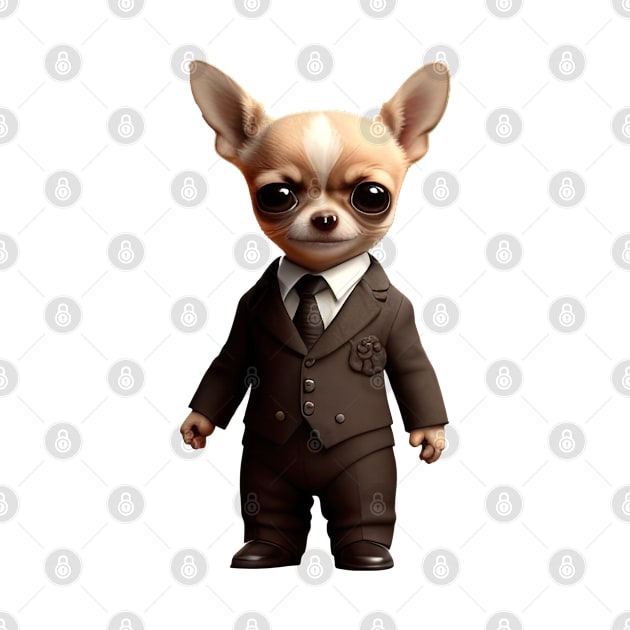 Chihuahua gentleman by IDesign23