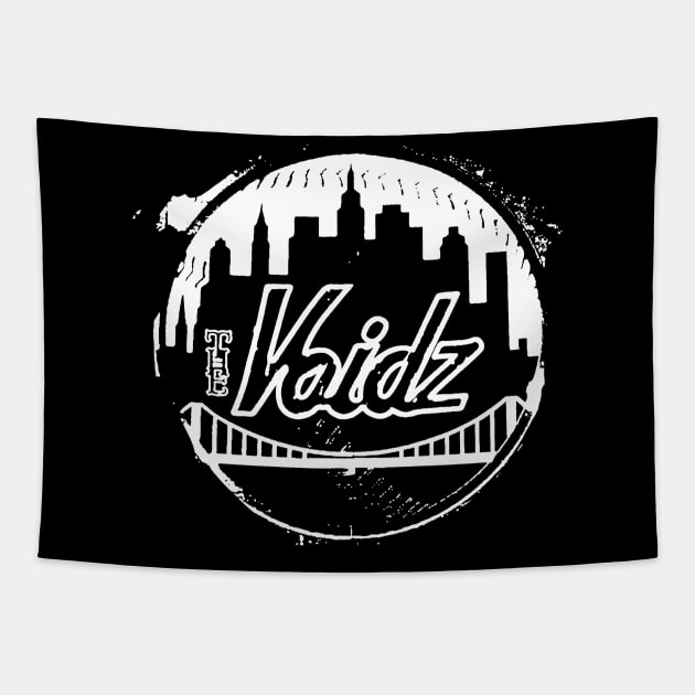 The Voidz New York Mets Vintage Mono Design Tapestry by snowblood