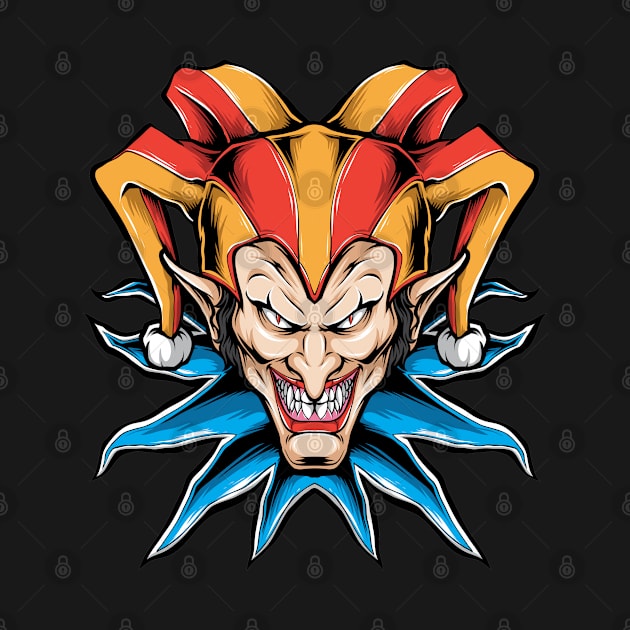 Suspicious Clown Head by DDP Design Studio