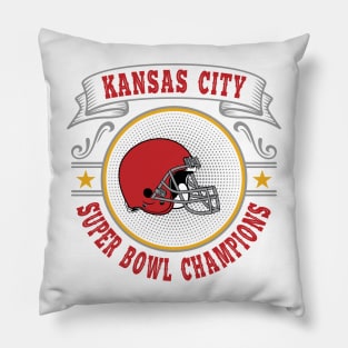 Kansas City Super Bowl Champions Pillow