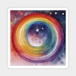 Dreamscape Watercolor Magnet