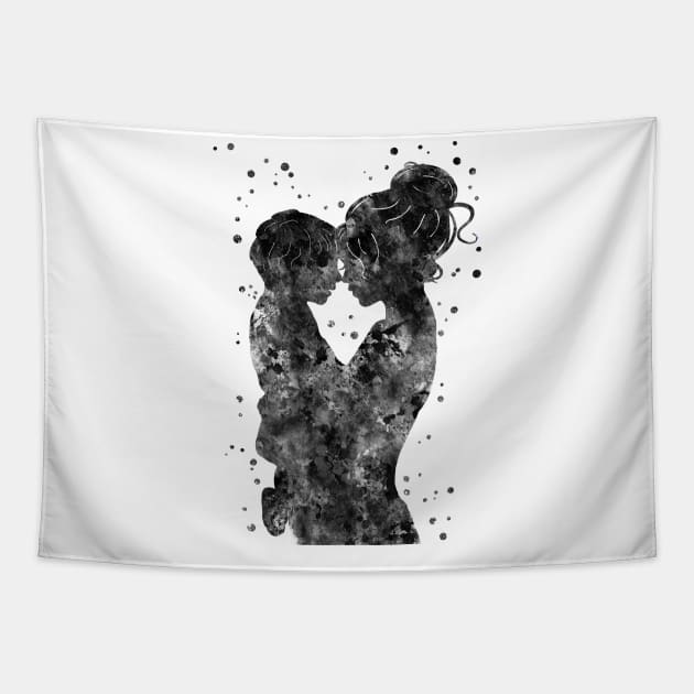 Mother and son Tapestry by RosaliArt
