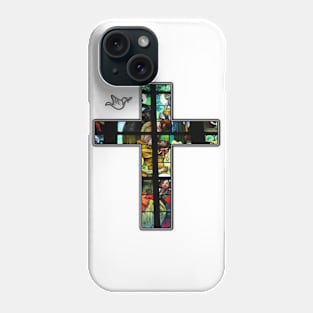 Stain Glass Cross Phone Case