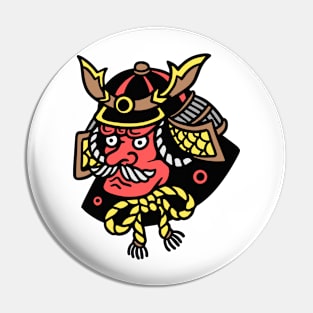 Old Japanese Warrior Pin