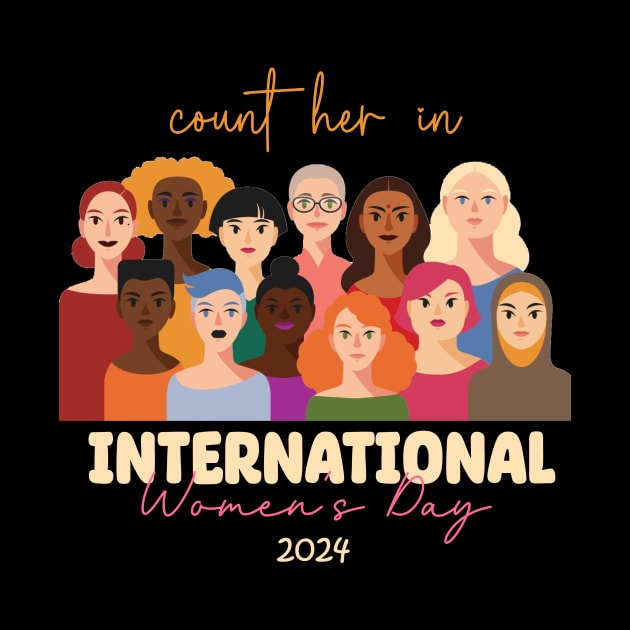 Count Her Inspire Inclusion Women's International Day 2024 by Suisui Artworks