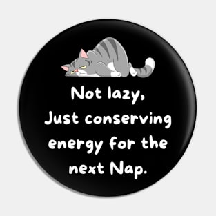 Lazy Cats Pin