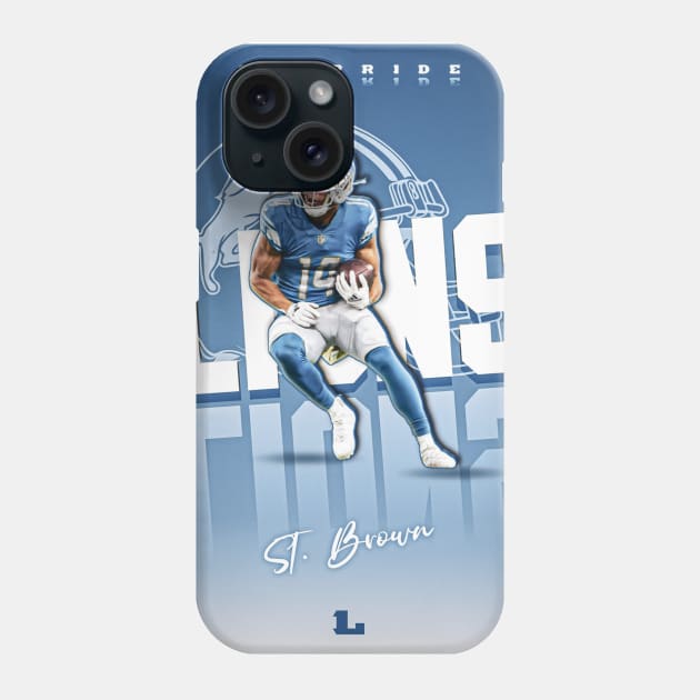 Detroit Lions 14 Phone Case by NFLapparel