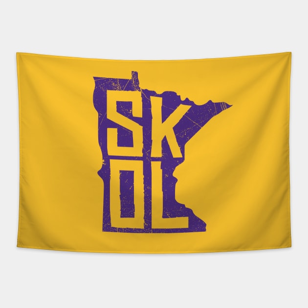 Skol Minnesota - Yellow Tapestry by KFig21