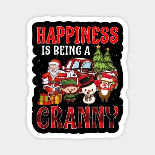 Happiness Is Being A Granny Christmas Magnet