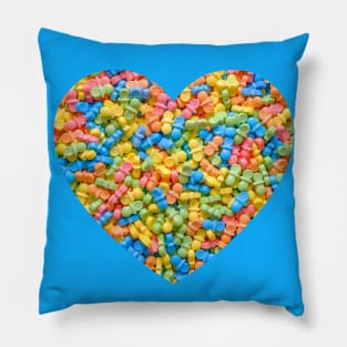 Mini Baby Pacifier Pastel Candy Photograph Heart Pillow