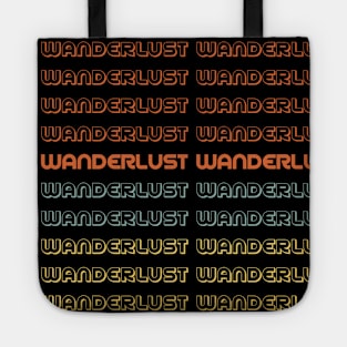 Wanderlust retro vintage design Tote